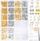 2320-Piece Earring Making Kit – Complete Jewelry Repair & DIY Supplies Set with Hooks, Posts, Backs, Jump Rings, Eye Pins & Tools (Gold & Silver)